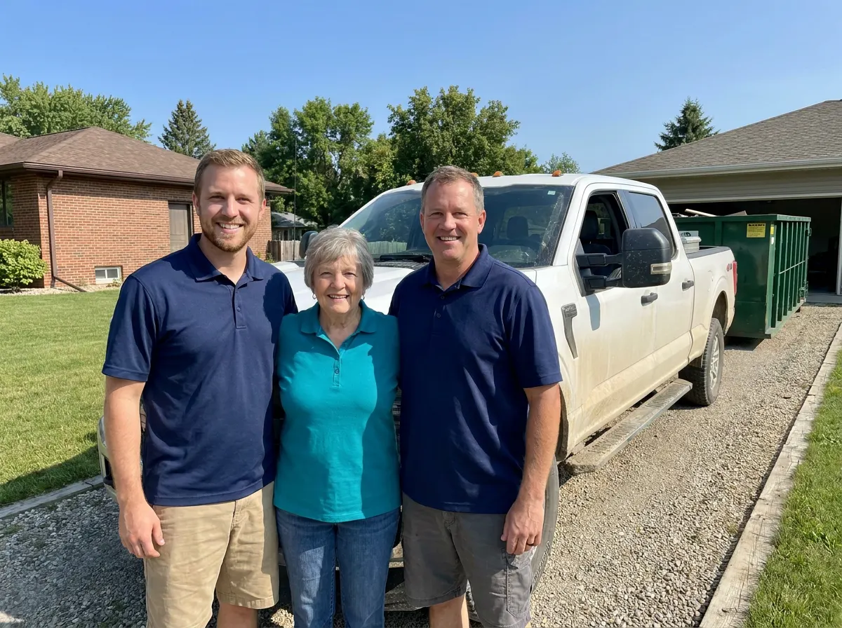 The Prairie Steel Dumpster Rental team, dumpster rental service in Fargo, ND